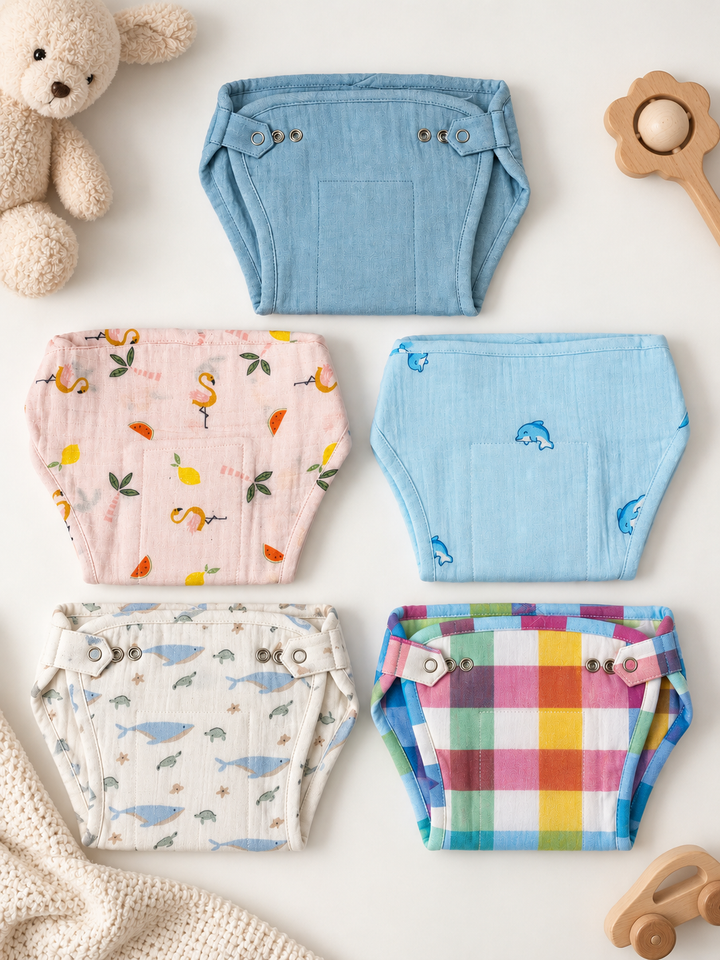 cotton gauze Nappies set