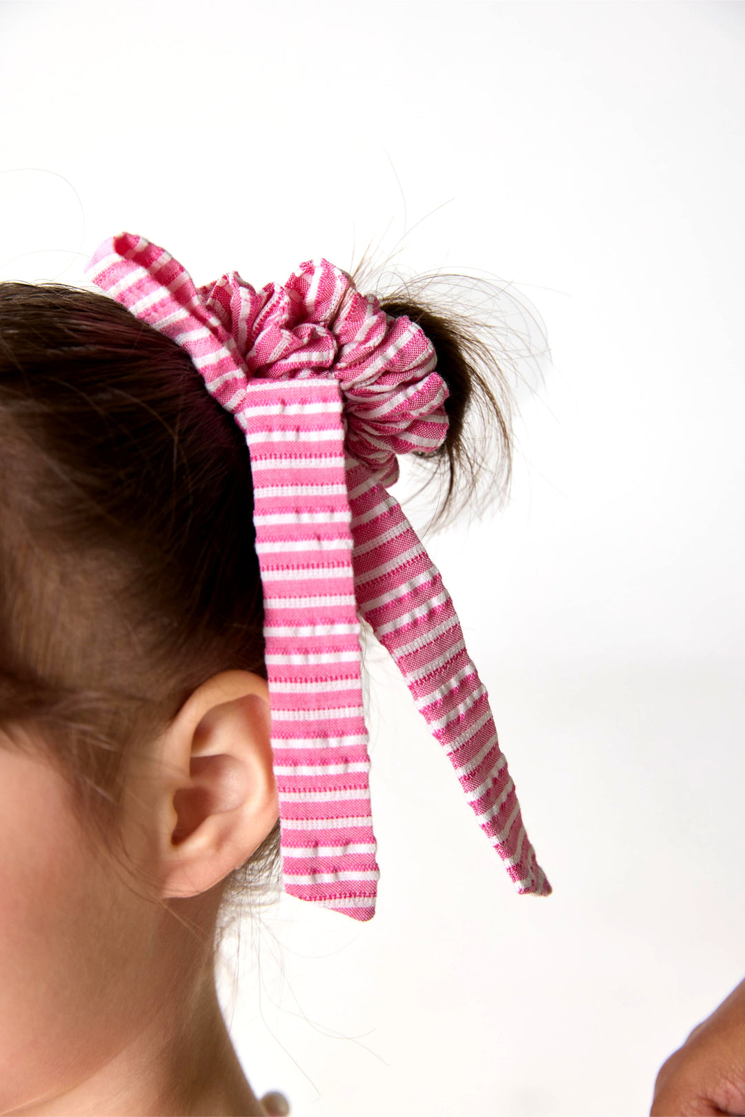 Pink Bow Scrunchy