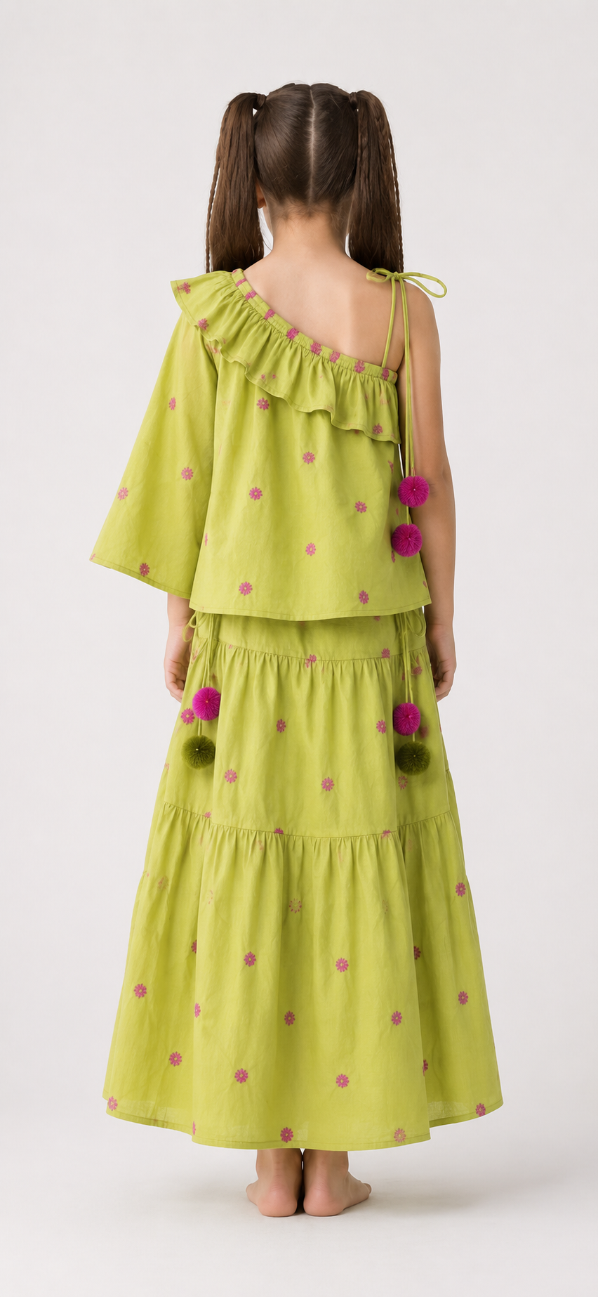 Pixie Pom Pom Skirt Set