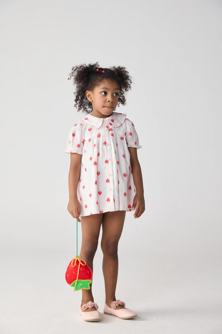Love Bug Strawberry Print Dress