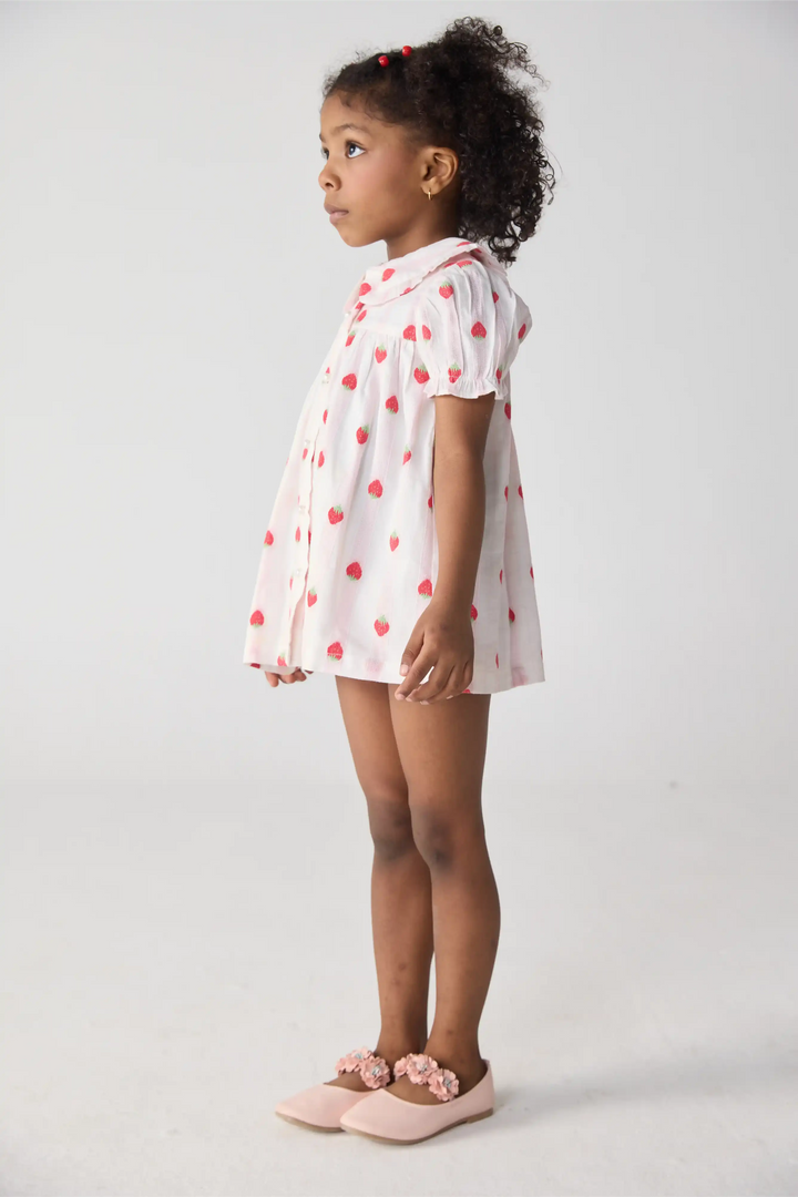 Love Bug Strawberry Print Dress