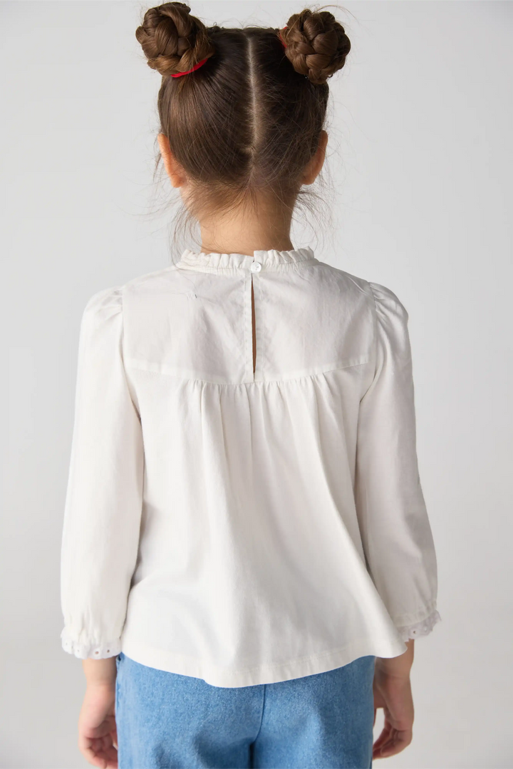 Floret Embroidered Blouse
