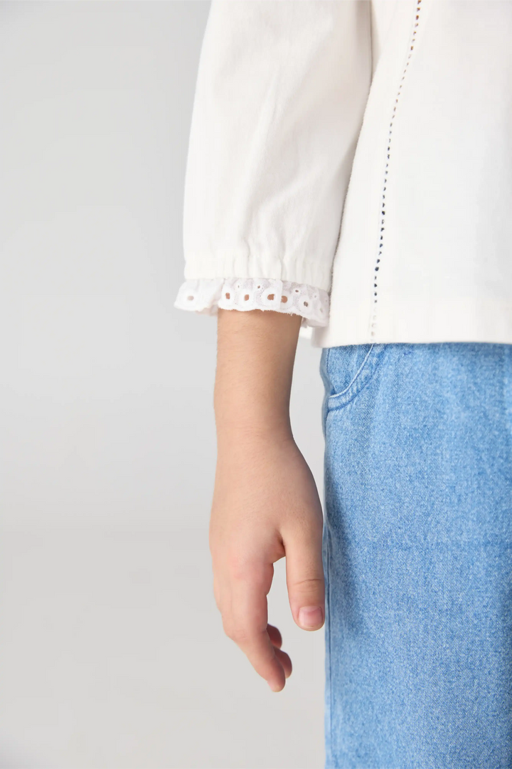 Floret Embroidered Blouse