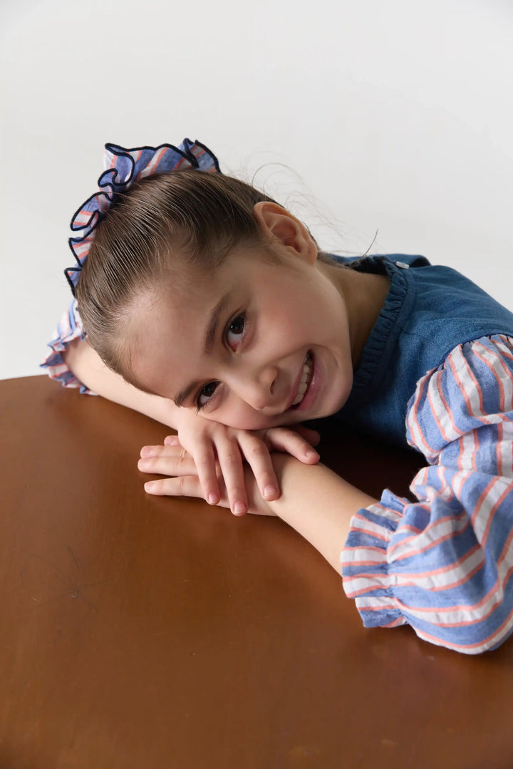 Rosebud Stripe Dress
