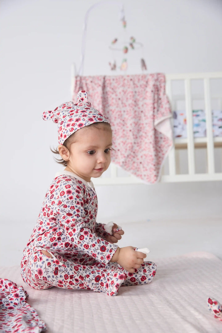 Footed Onesie Set of 2 (Girls)