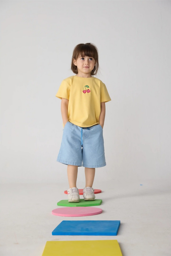 Tiny Dot Tee &amp; Cherry Tee set of 2