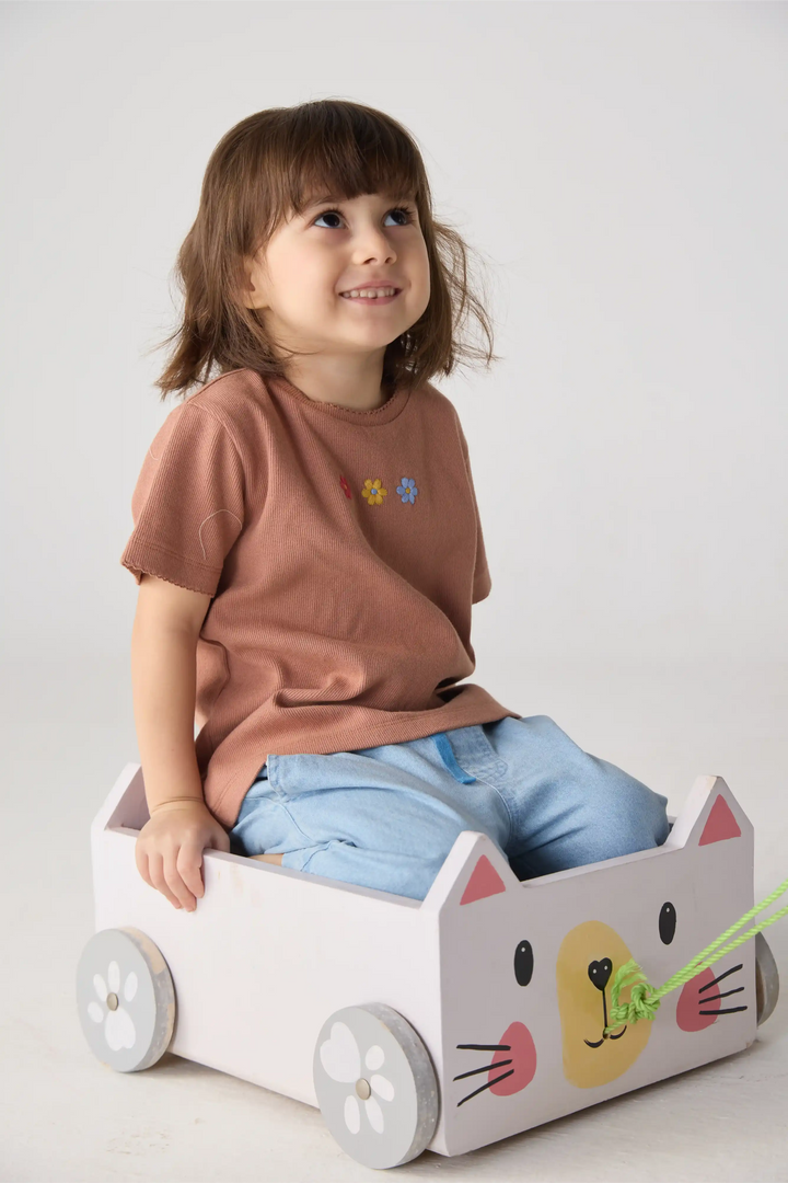 Tiny Bloom Tee &amp;  Wildflower Tee set of 2