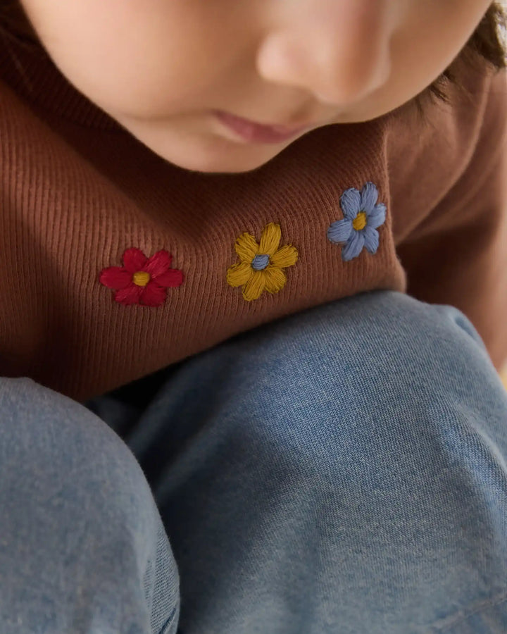 Tiny Bloom Tee &amp;  Wildflower Tee set of 2
