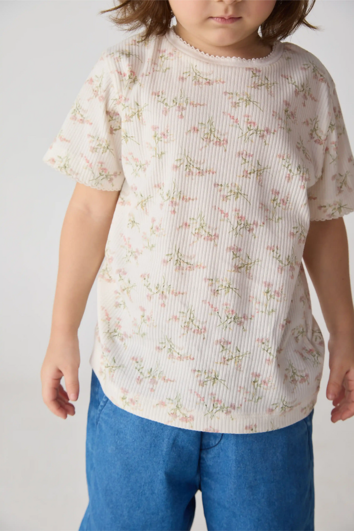 Tiny Bloom Tee &amp;  Wildflower Tee set of 2