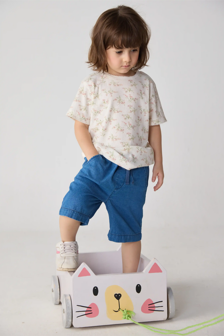 Tiny Bloom Tee &amp;  Wildflower Tee set of 2