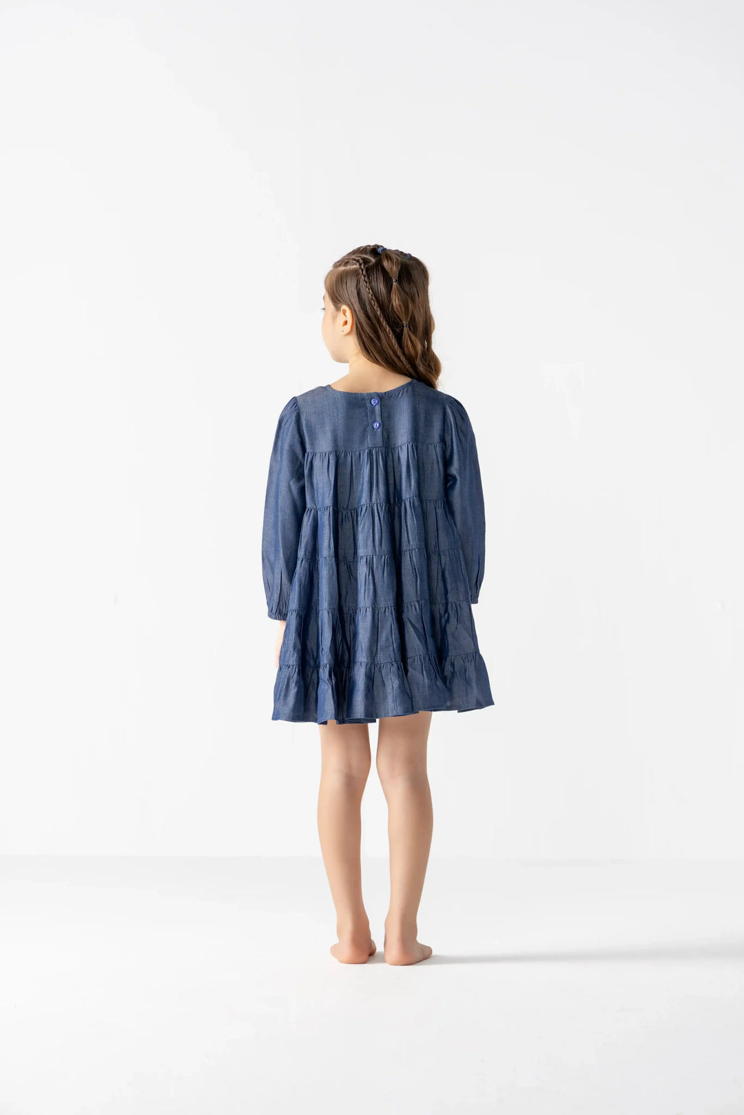 Indigo Petals Dress