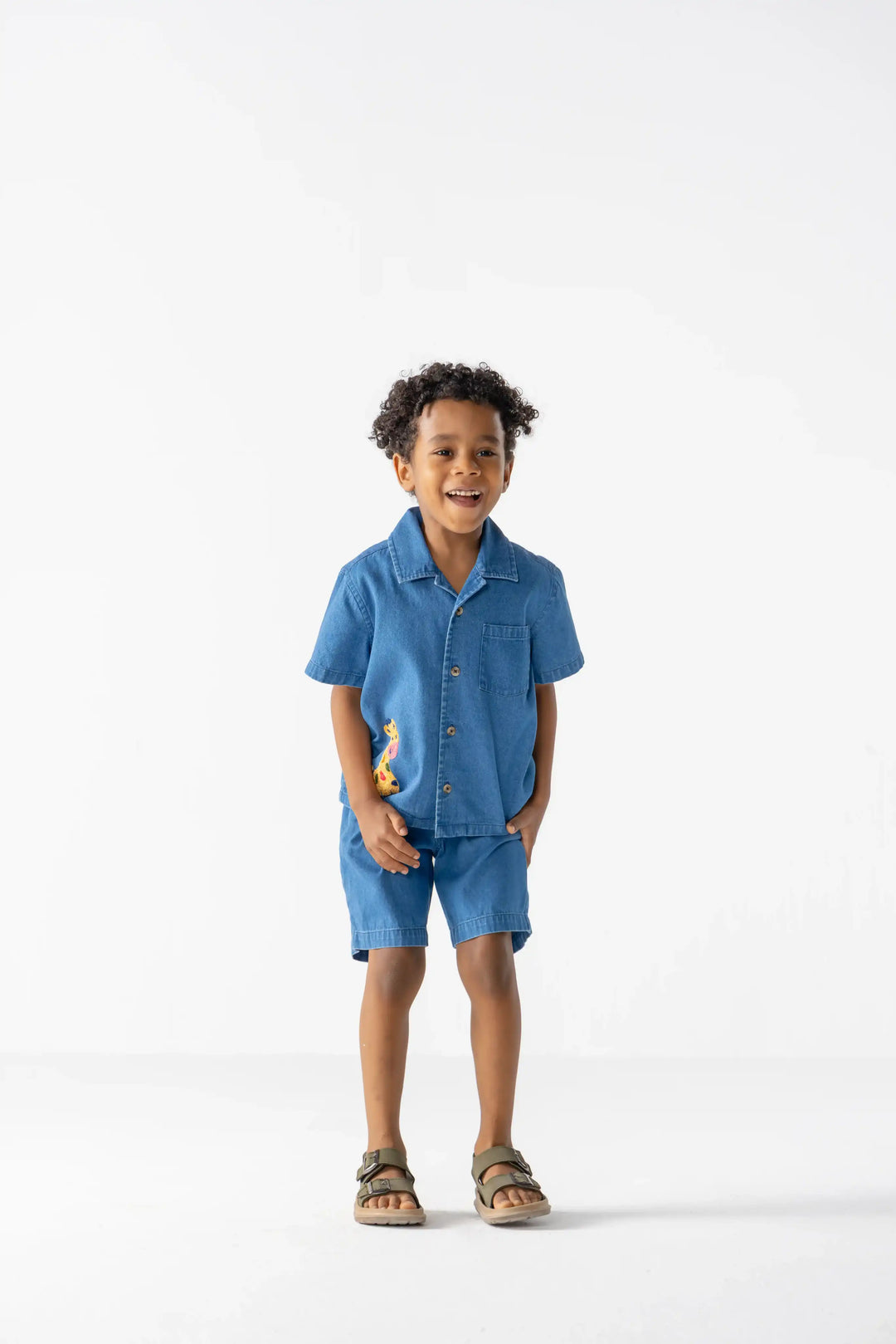 Mr Giraffe Denim Co-Ord Set
