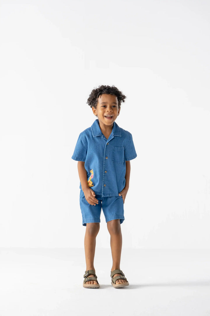 Mr Giraffe Denim Co-Ord Set