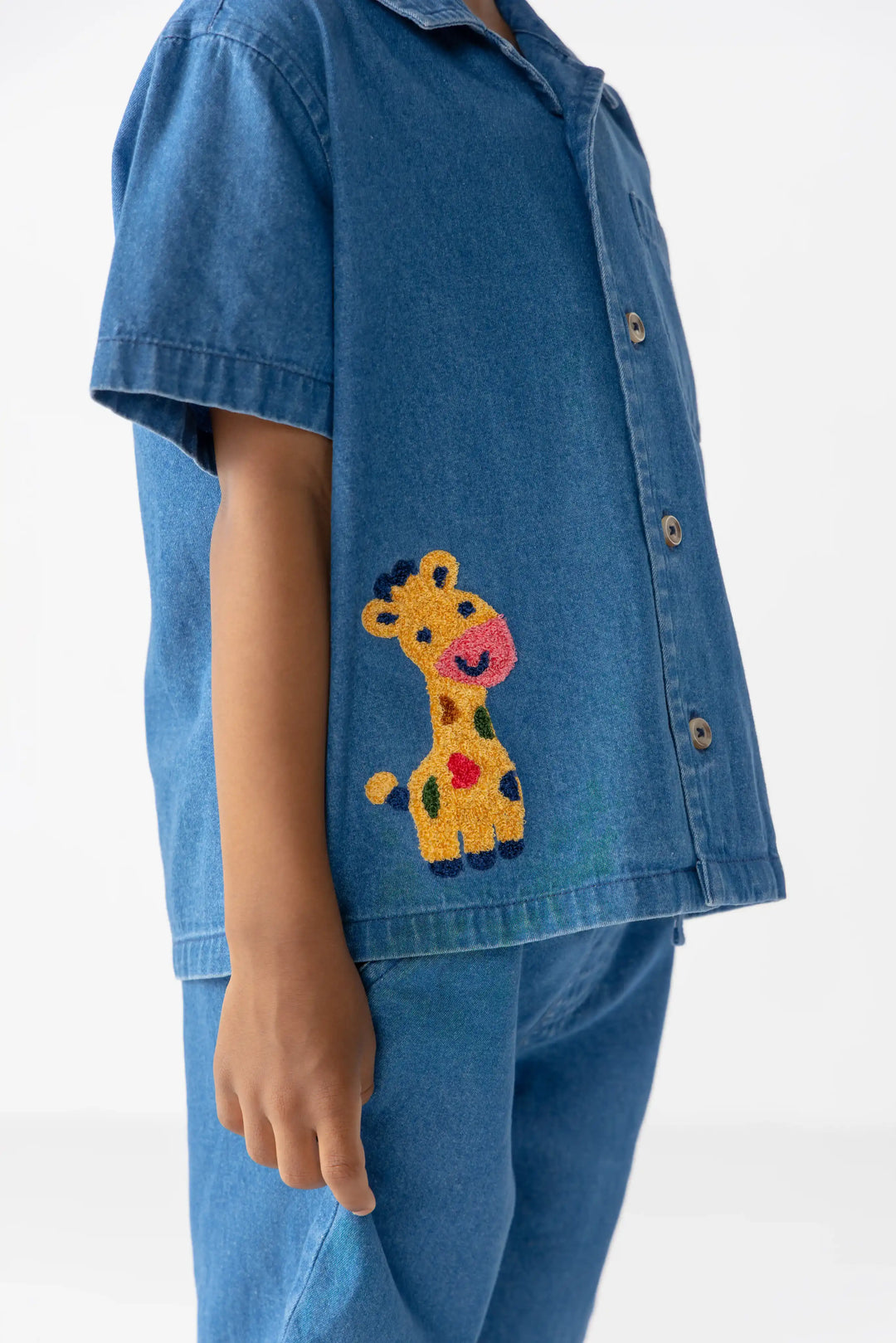 Mr Giraffe Denim Co-Ord Set