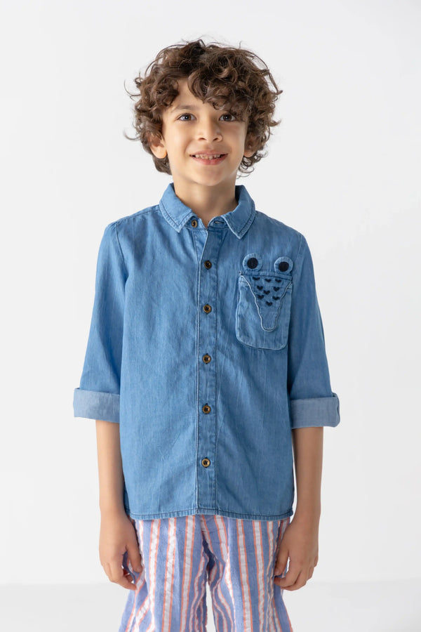 Croc Peek Denim Shirt