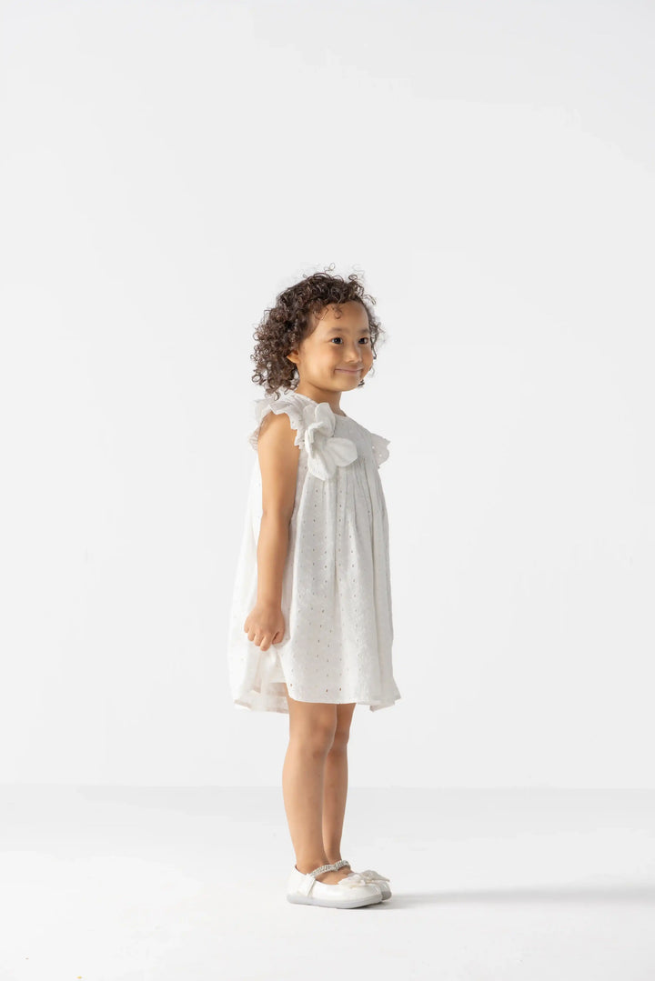 Schiffli Bloom Dress