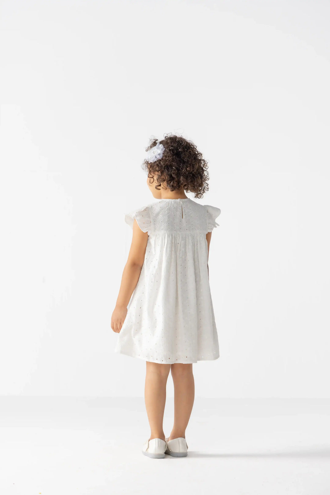 Schiffli Bloom Dress