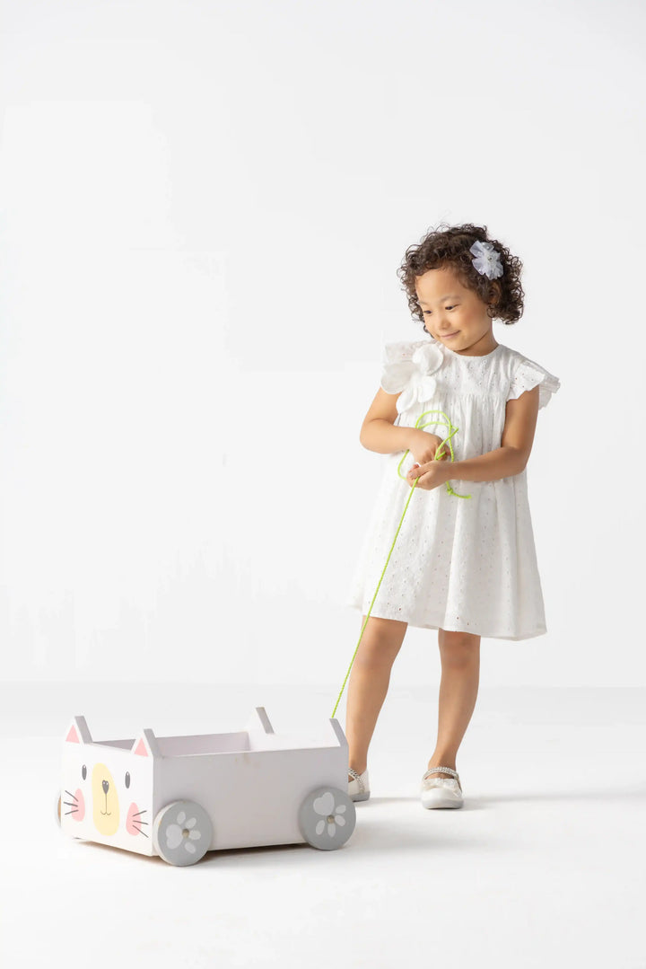 Schiffli Bloom Dress
