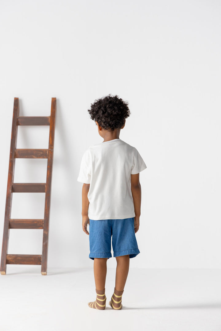 Tiny Move Indigo Blue Shorts