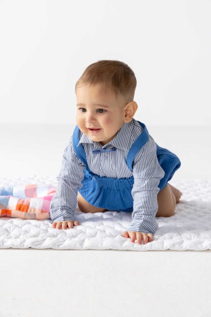 Bow &amp; Beyond Navy Blue Bloomer Set