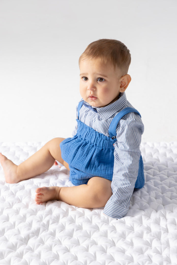 Bow &amp; Beyond Navy Blue Bloomer Set