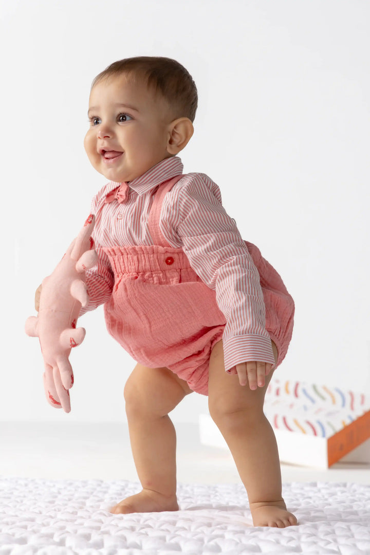Bow &amp; Beyond Dusty Rose Bloomer Set