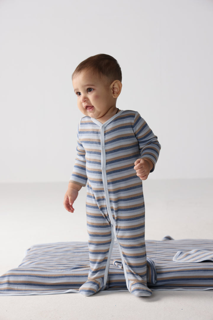Footed Onesie Set (Boys)