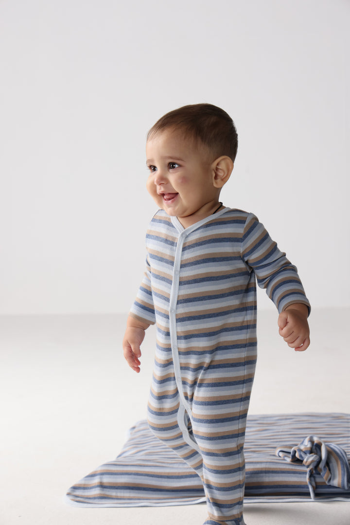 Footed Onesie Set (Boys)