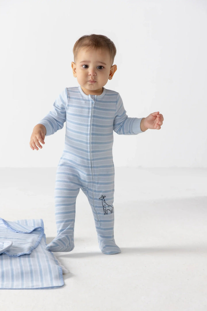 Footed Onesie Set (Boys)