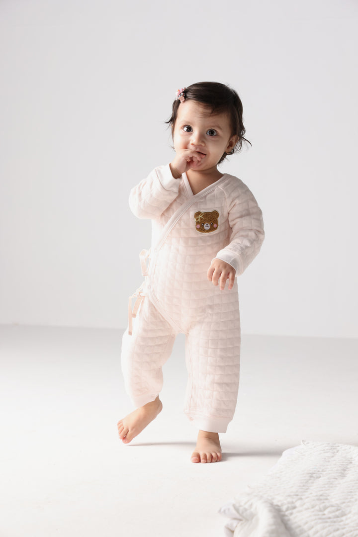 blush teddy onesie
