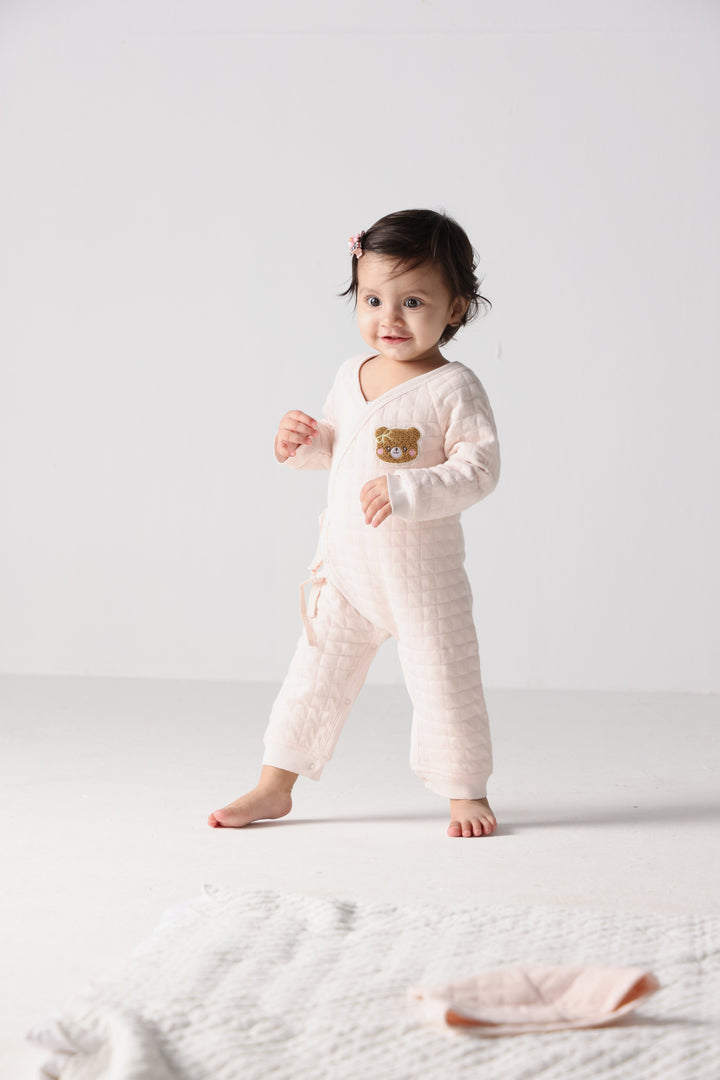 blush teddy onesie