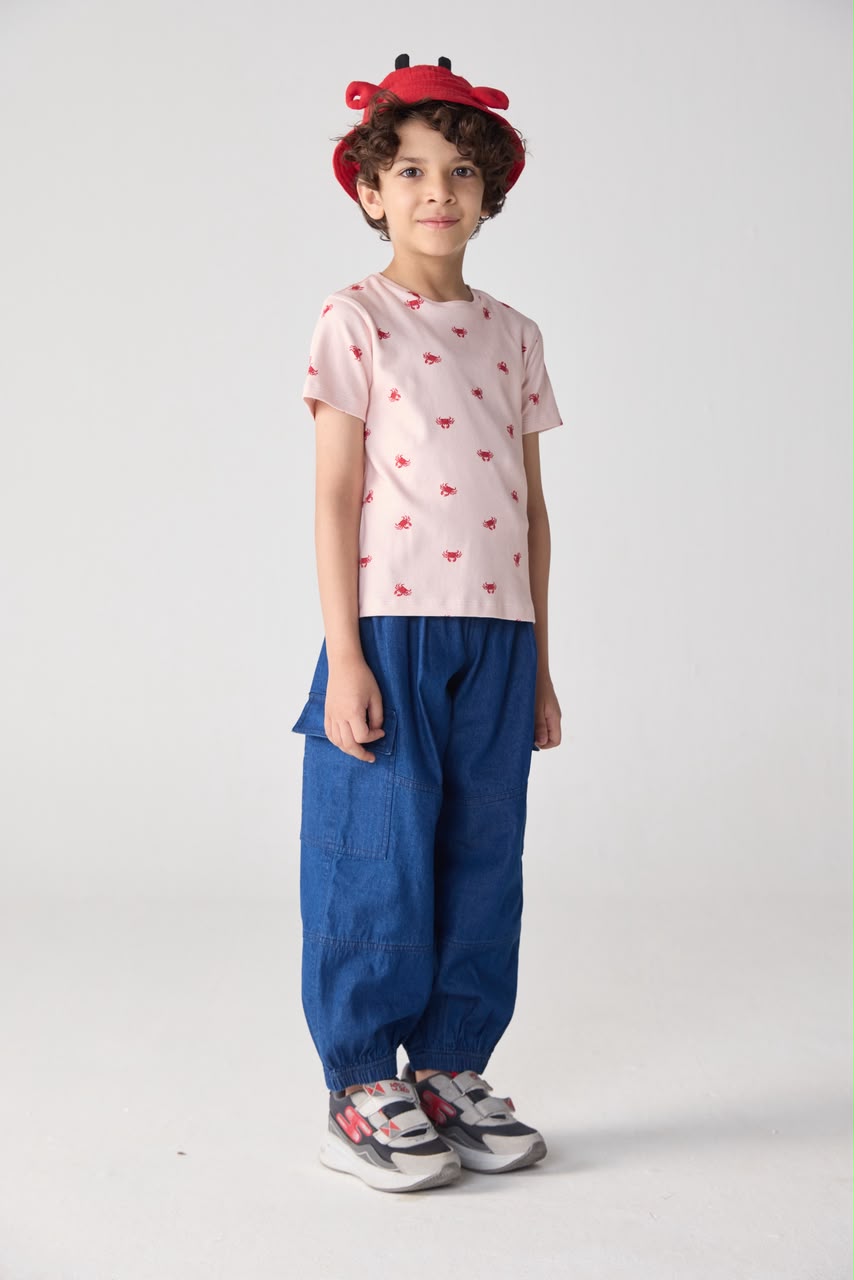 Tiny Trek Denim joggers