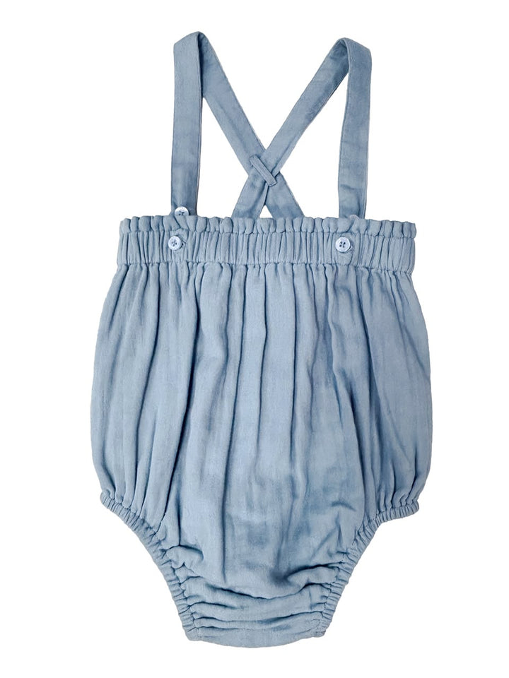 Bow &amp; Beyond Teal Blue Bloomer Set